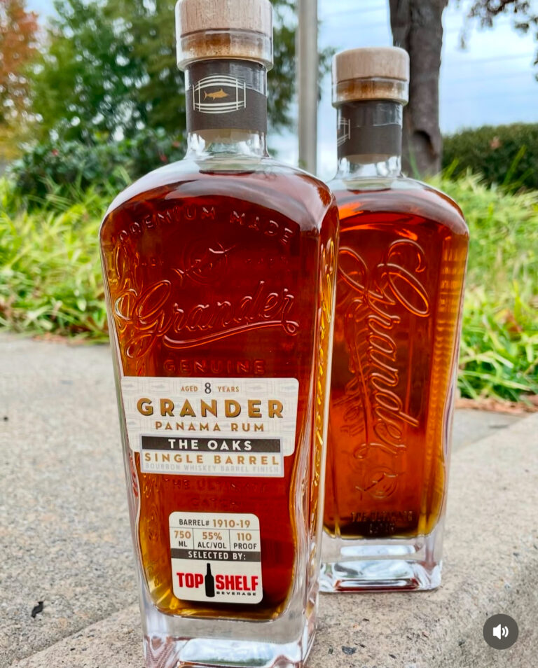 picture of single barrel pick by Top Shelf Beverage